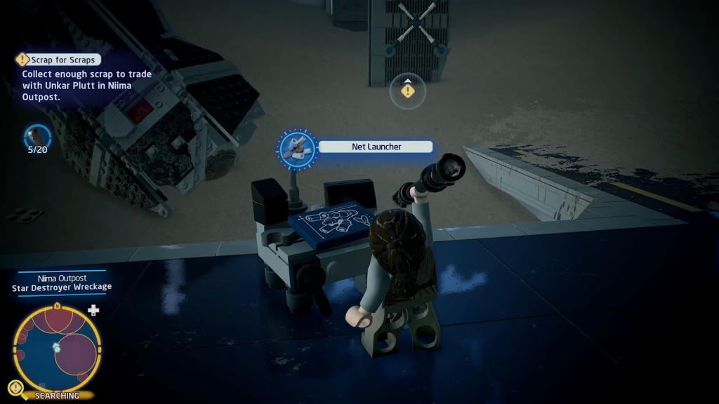 The first blueprint will be of Net Launcher in Lego Star Wars: The Skywalker Saga.