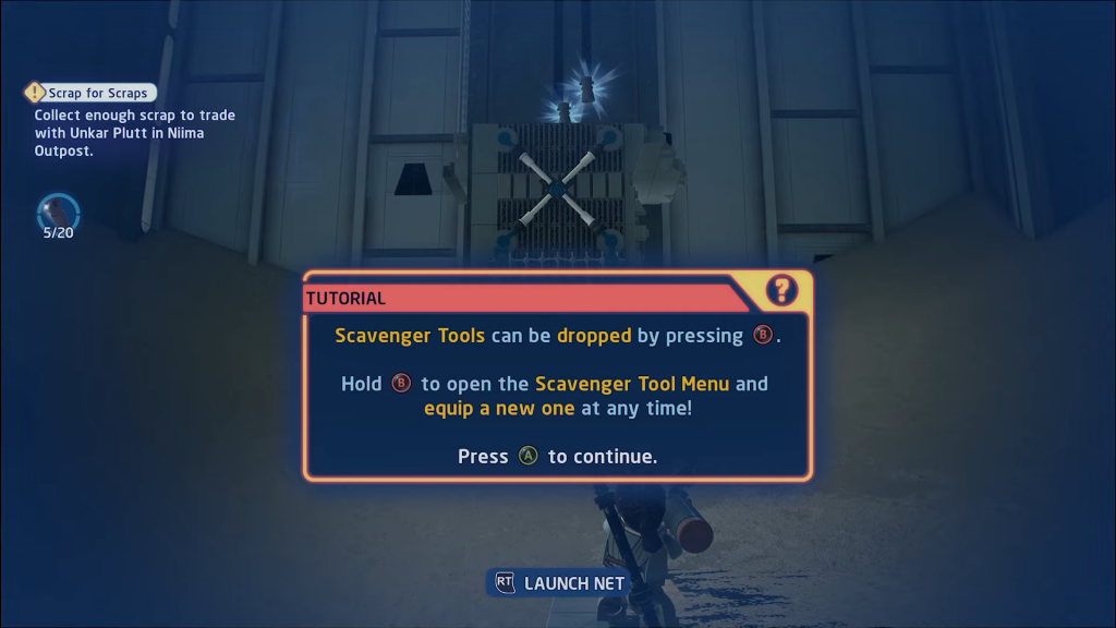 Scavenger Tools that will be used as Engineer abilities will be available in Scavenger Tools Menu