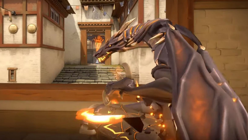 Valorant Elderflame dragon skin
