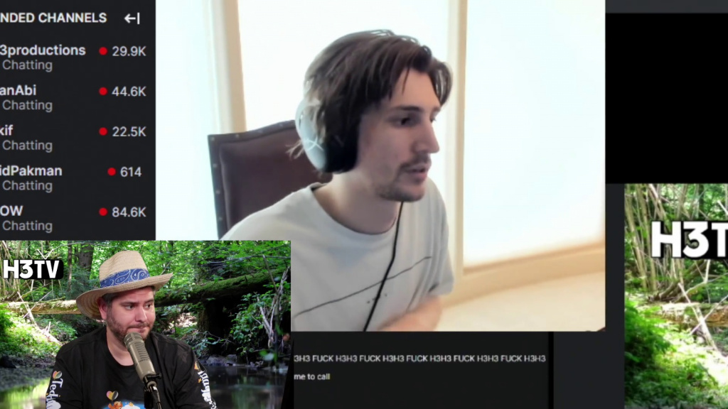 h3h3 productions xqc trainwrecks gambling stream podcast
