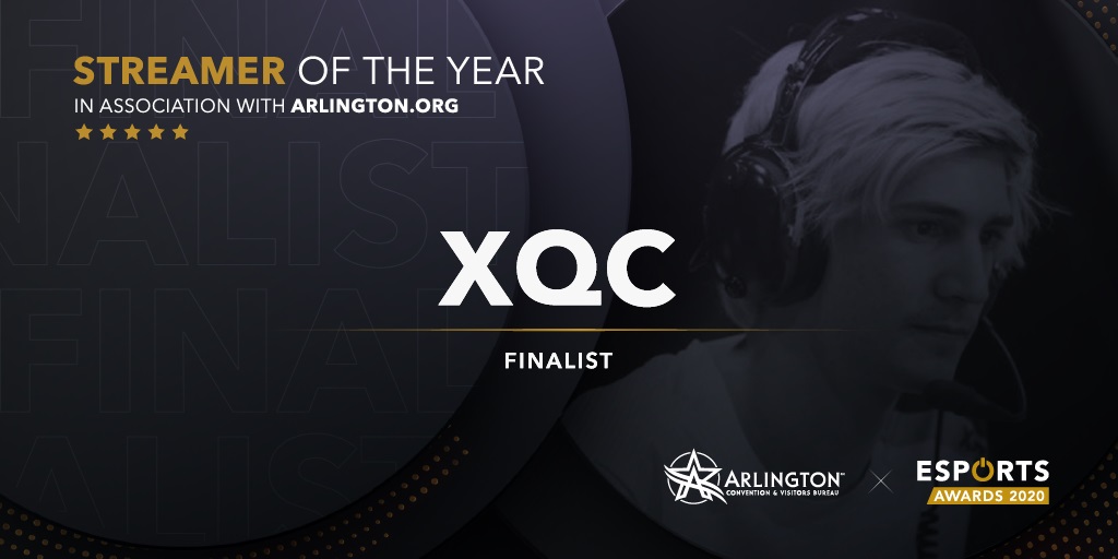 xqc streamer of the year esports awards 2020