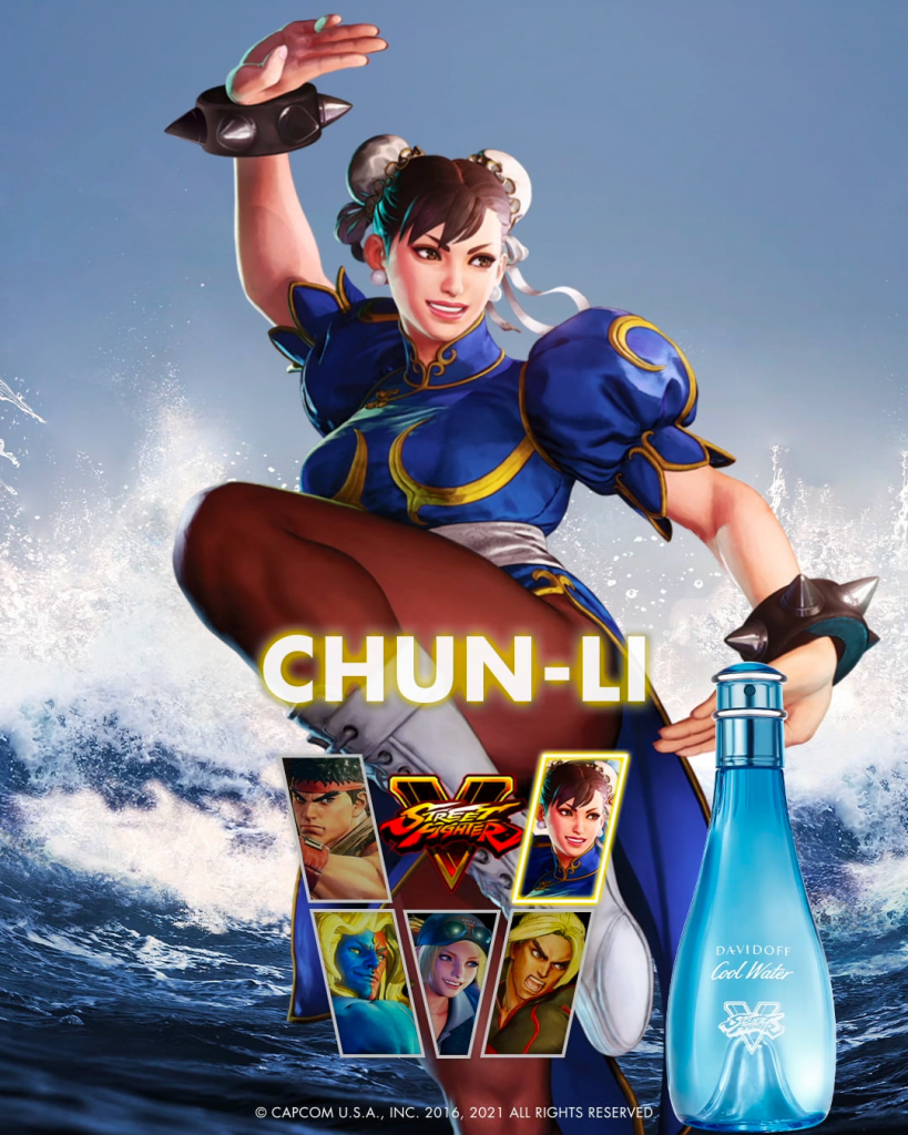 Cool Water for Her street fighter Chun li