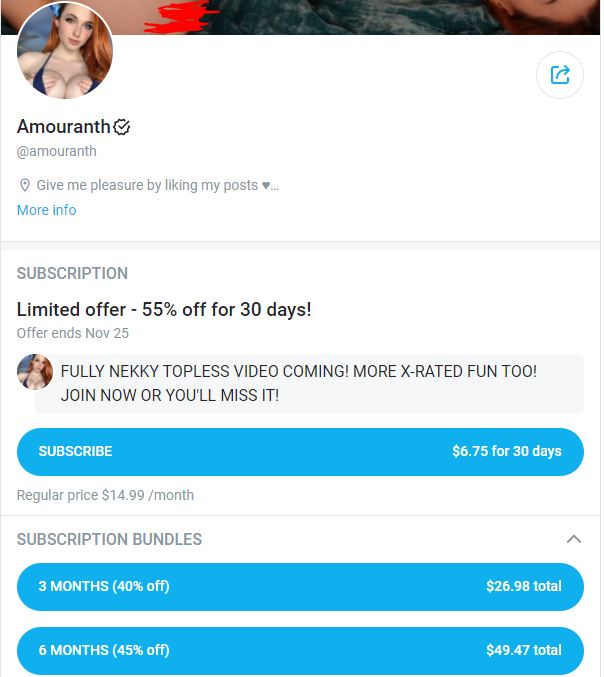 amouranth twitch onlyfans earnings