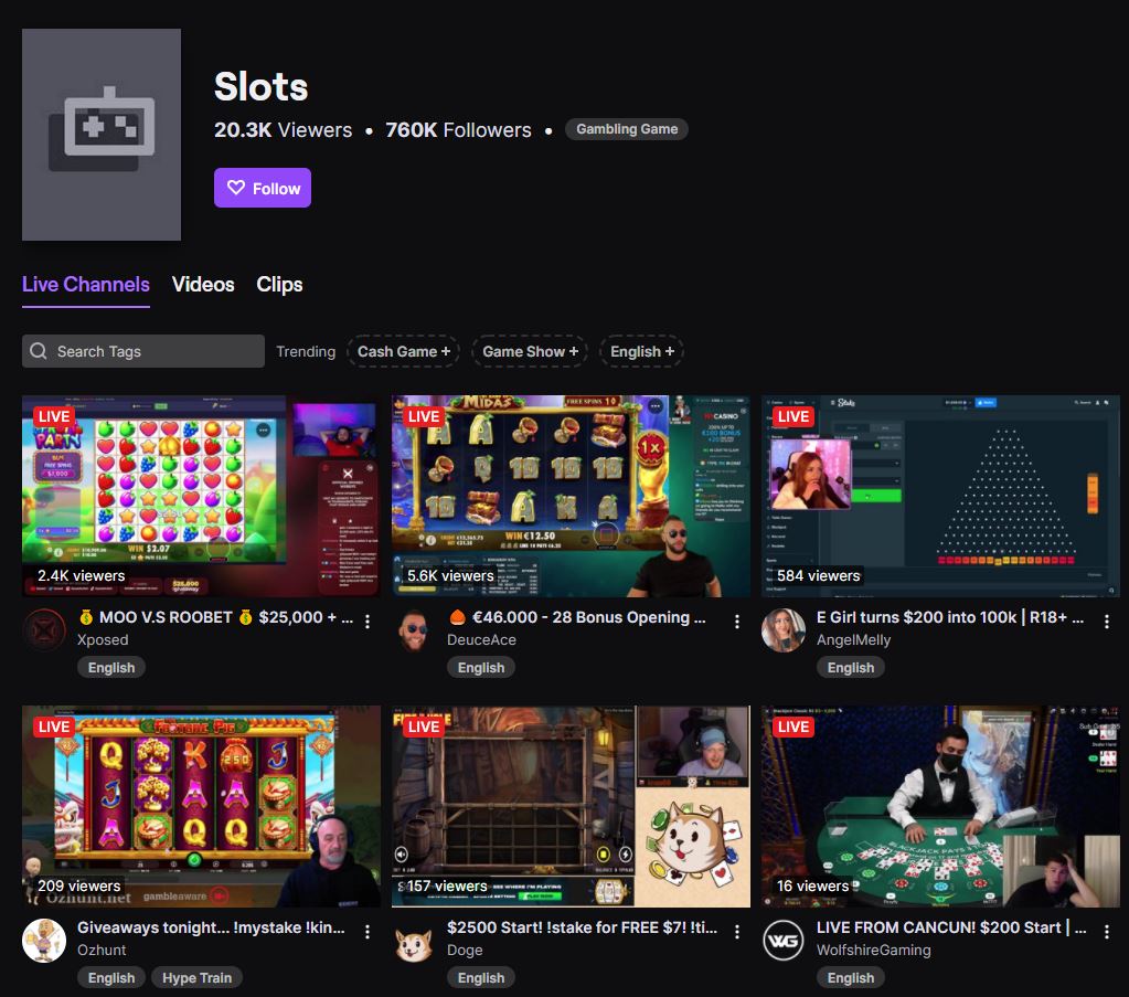 slots and poker on twitch 