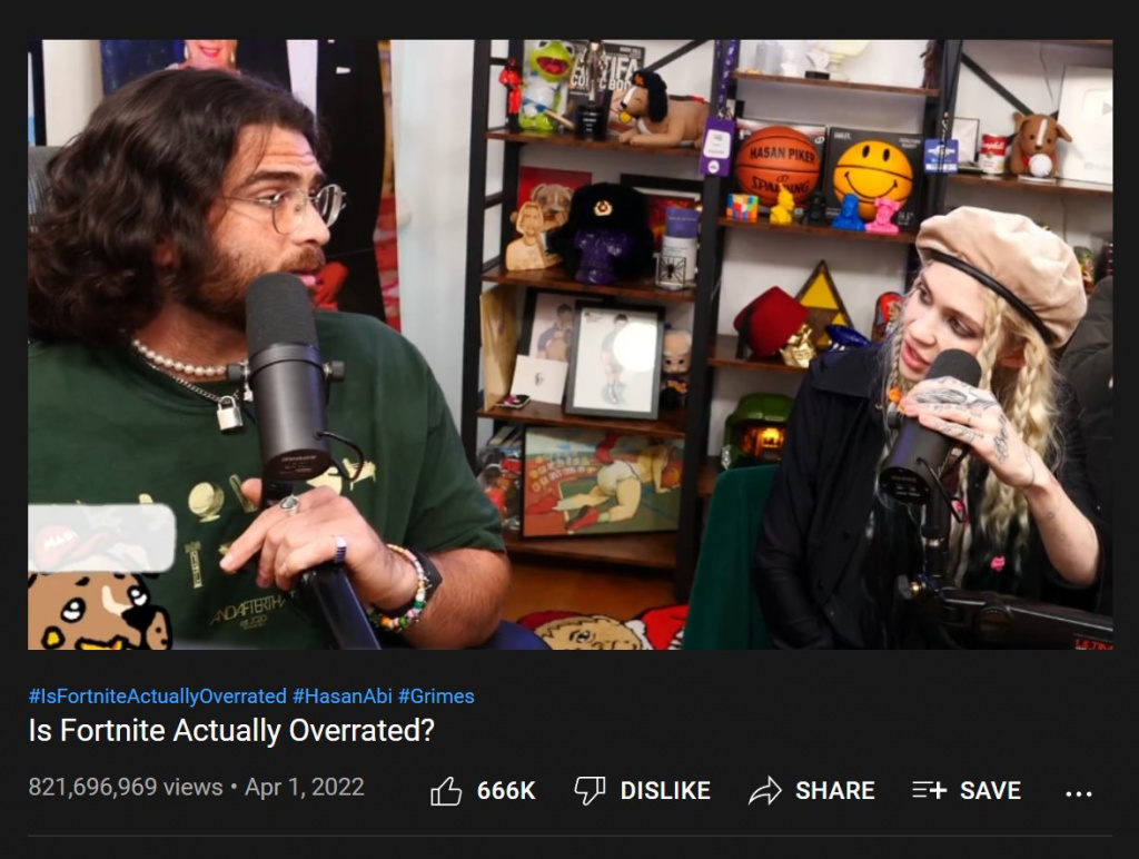 Hasan surprised fans by having Grimes join him live on Twitch