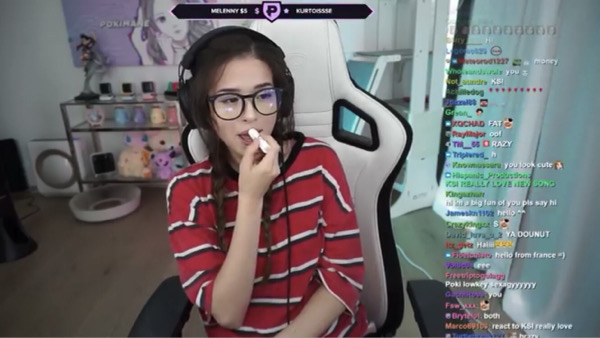 pokimane onstream fan donation message called her chubby cla back