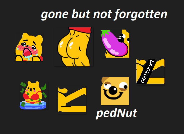 removed pednut emotes twitch