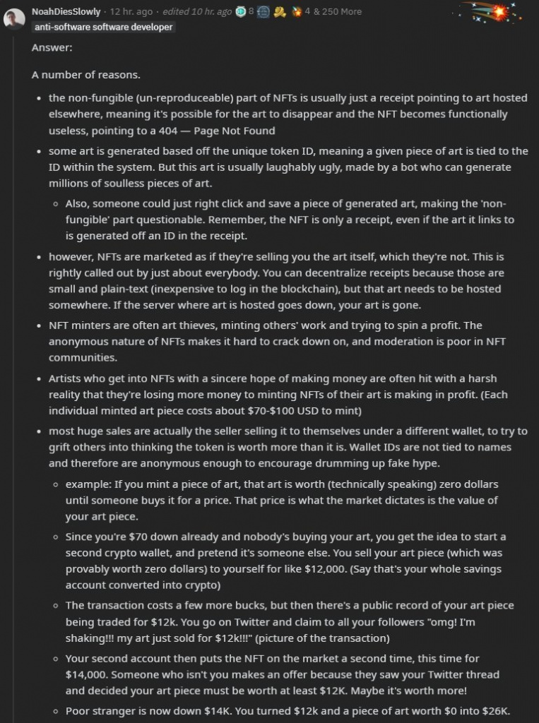 Redditor argues against the integration of NFTs in Stalker 2