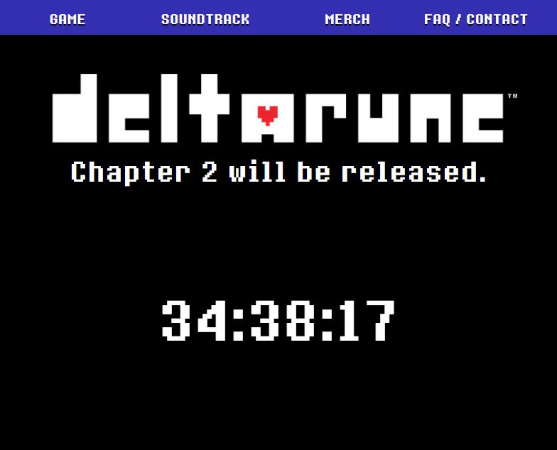 when does deltarune chapter 2 launch release date