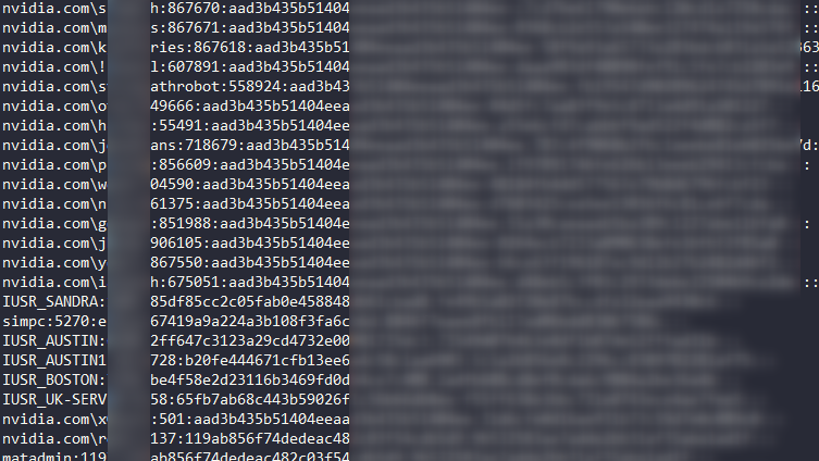 nvidia hack cyber attack lapsu$ stolen data