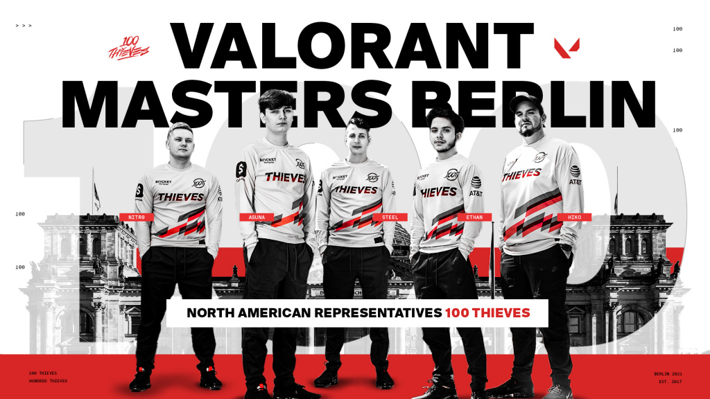 100 Thieves Valorant Masters Berlin qualified