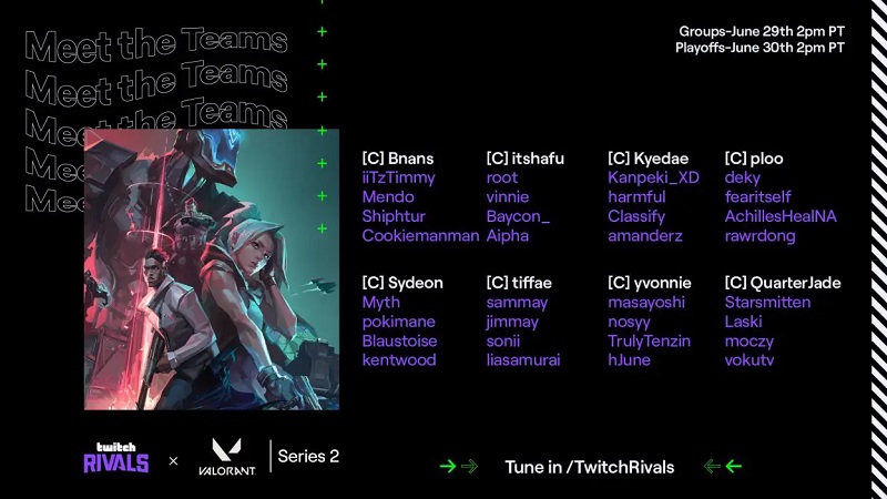 Pokimane Twitch Rivals Valorant Series 2 teams imbalanced unfair