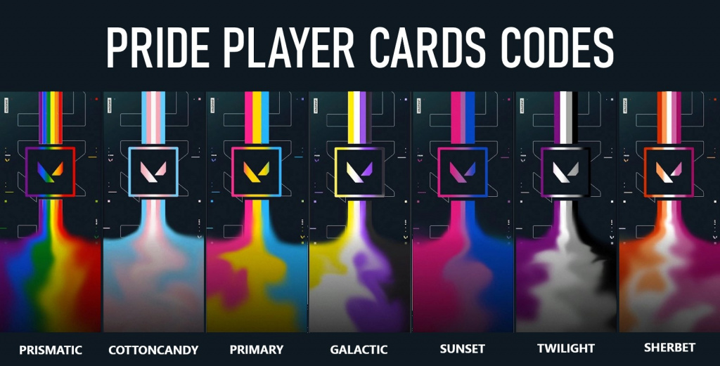 Valorant pride month player cards how to redeem codes
