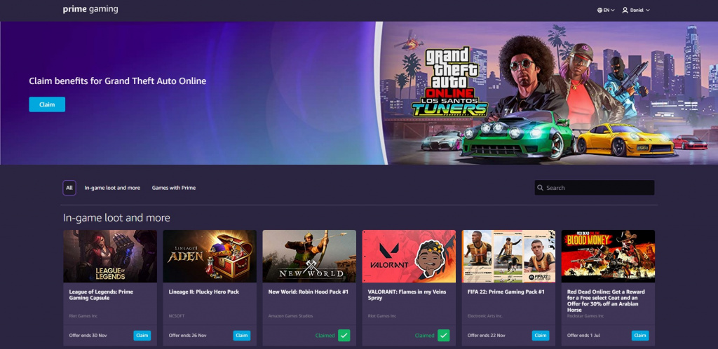 Prime Gaming Valorant how to