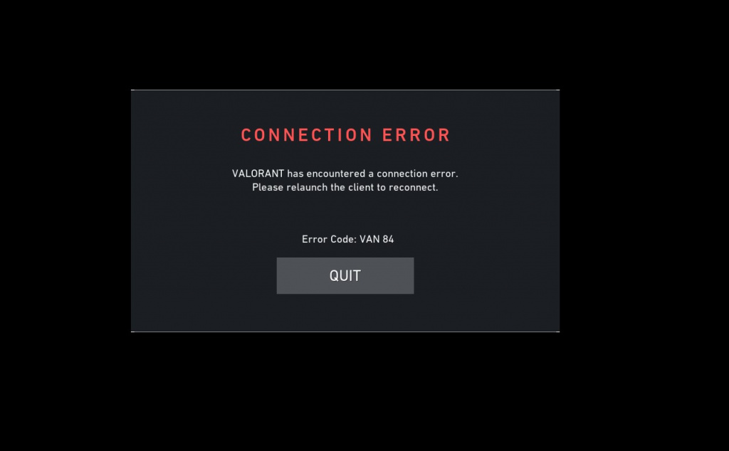 valorant connection error servers down