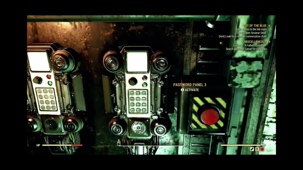 Out of the Blue Code for Fallout 76 Steel Reign