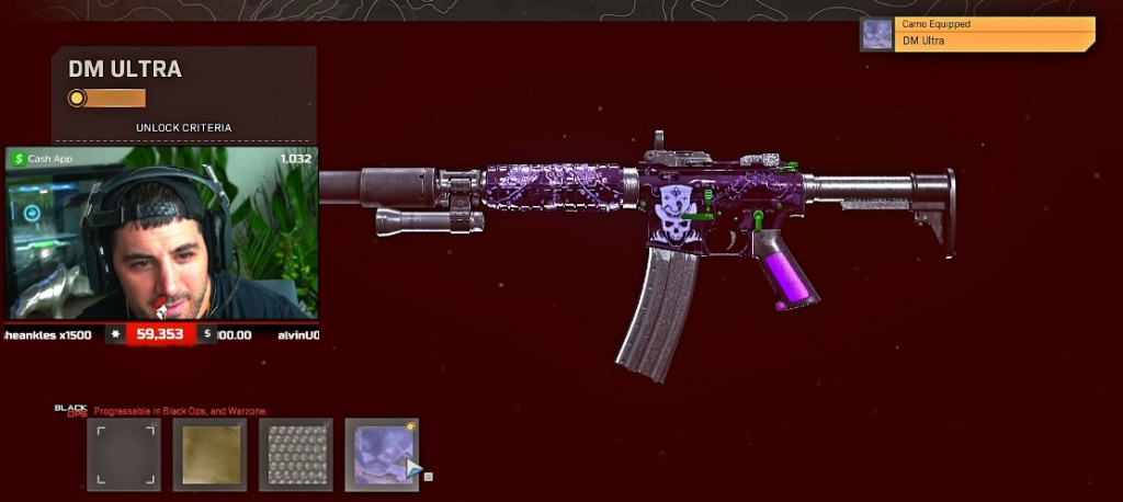 Warzone free dark matter camo unlocked hackers nickmercs level 1000