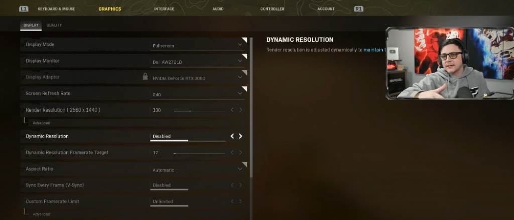 FPS altos warzone pacific season 1 settings PC mejores gráficos NVIDIA filtros JGOD