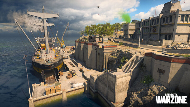 Dock major map update call of duty warzone.