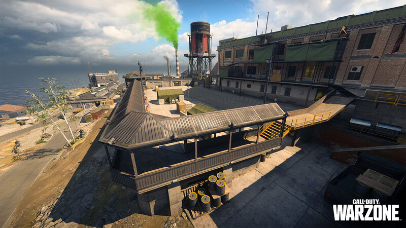 Prison yard major map update call of duty warzone.