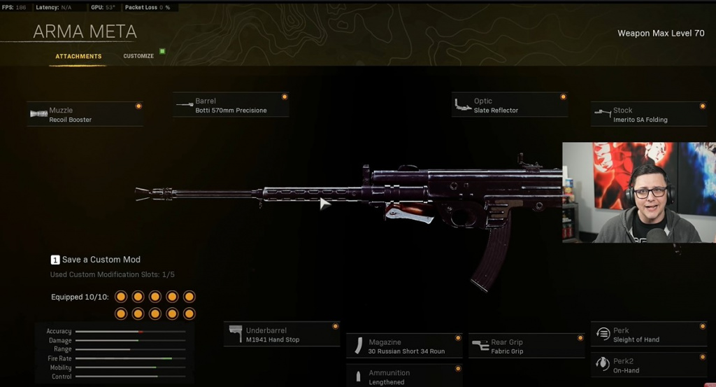 meta class setup loadout armaguerra 43 smg warzone season 2 reloaded