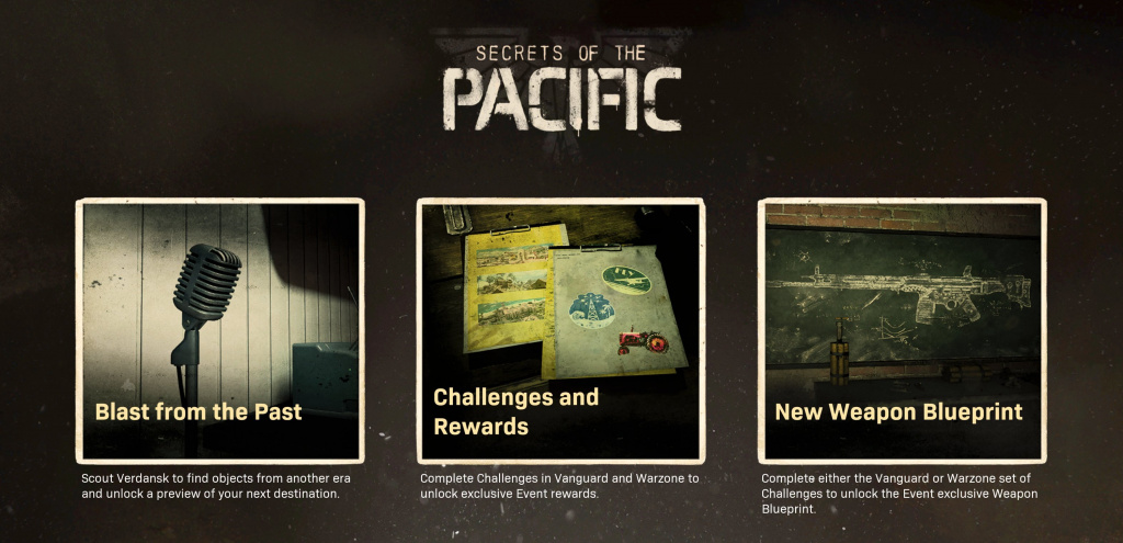 Warzone Secrets of The Pacific: All Intel locations