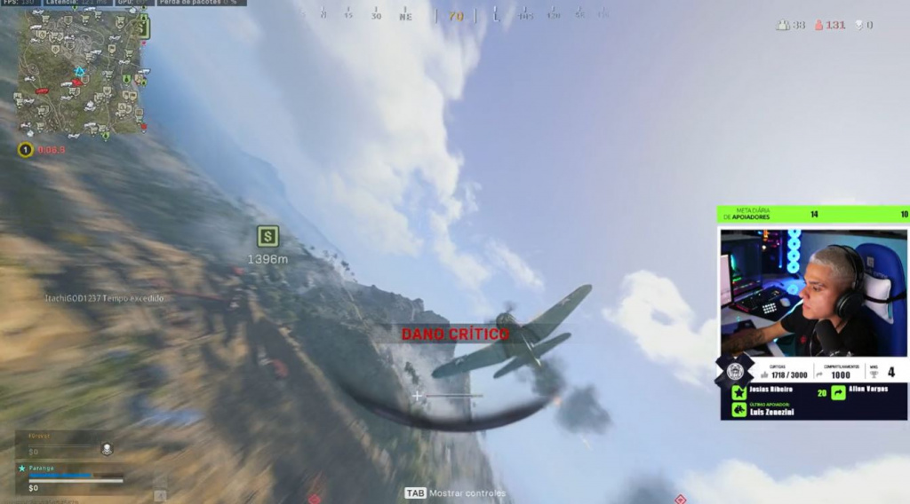 Warzone Pacific player Paranga hijacked an enemy fighter plane in midair