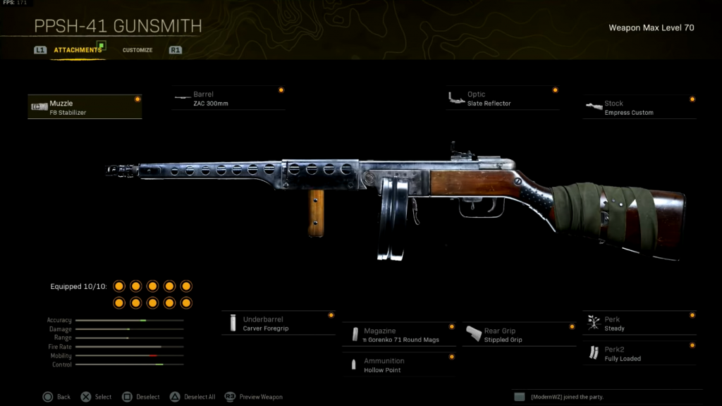 Best PPSH-41 gunsmith class setup for Warzone Pacific Season 1