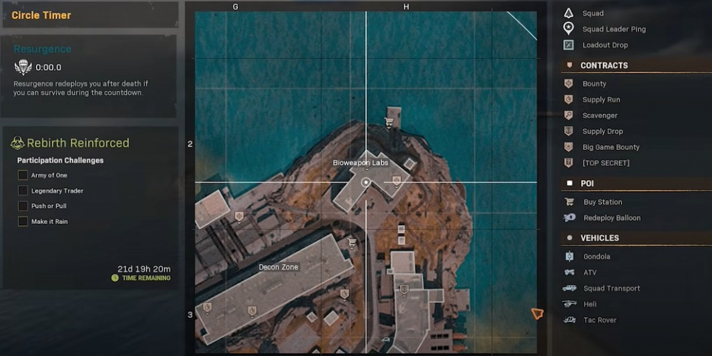 warzone rebirth the forgotten keycard location