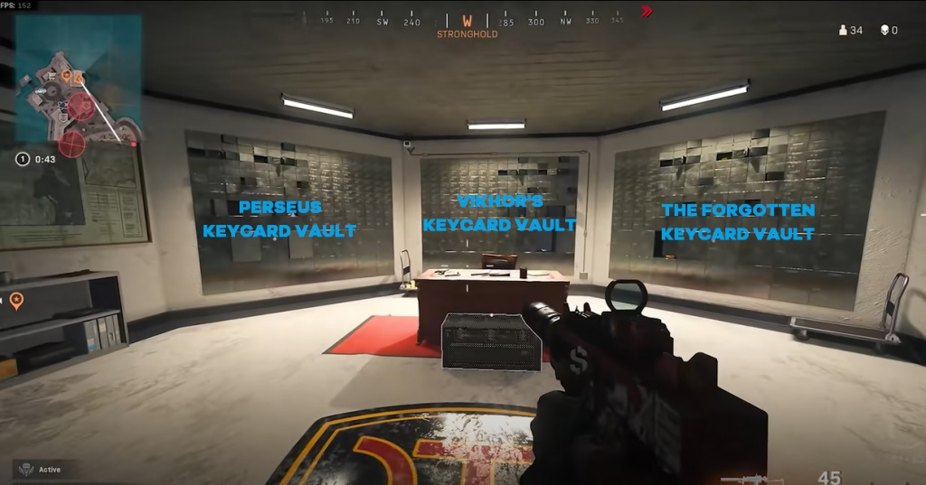 warzone easter egg vault location stronghold rebirth keycards