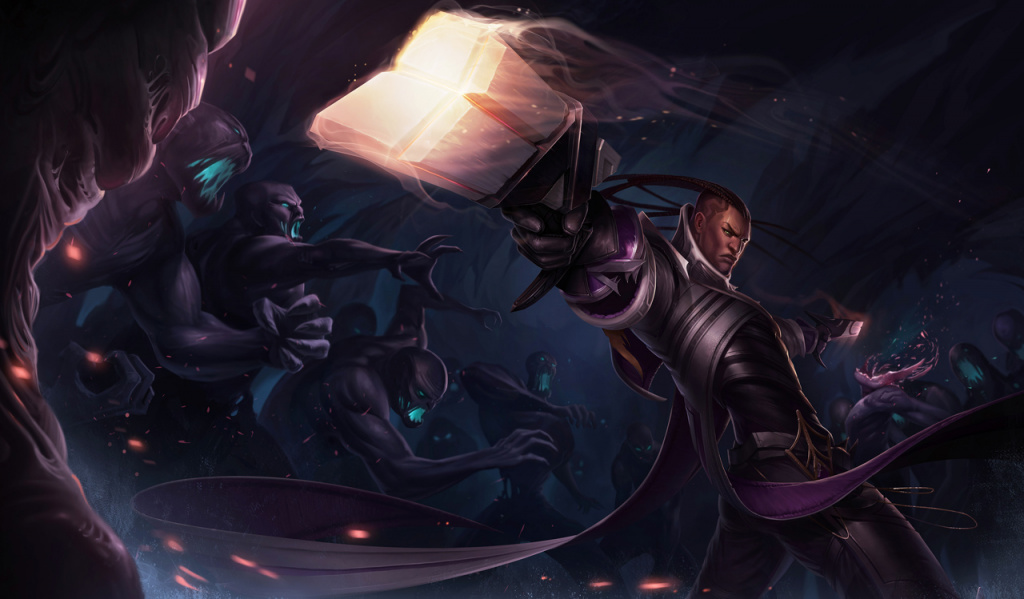 Wild Rift Lucian splashart