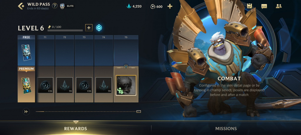 Wild Pass Season 5 rewards