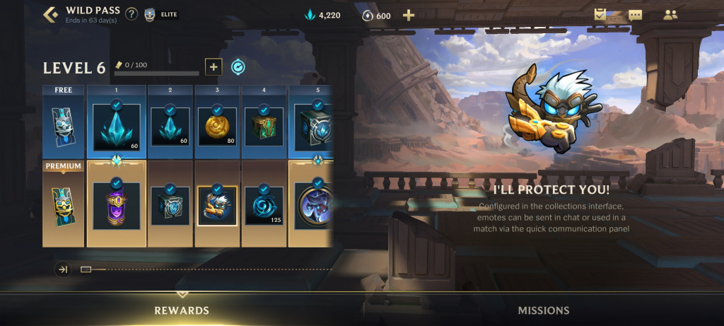 Wild Pass Season 5 rewards