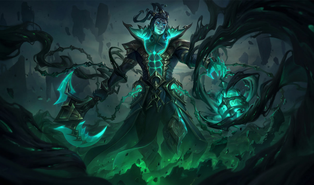 Wild Rift Thresh splashart