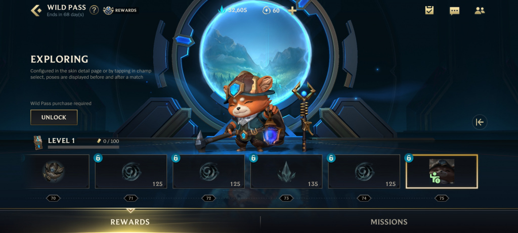 Wild Rift Wild Pass Season 2 tiers 8