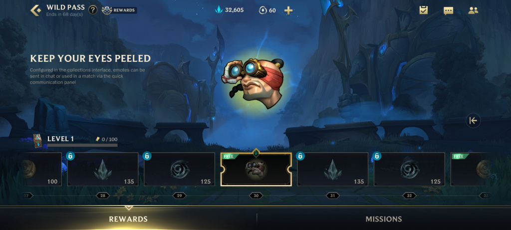 Wild Rift Wild Pass Season 2 tiers 3