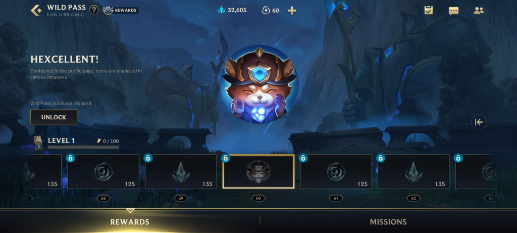 Wild Rift Wild Pass Season 2 tiers 6