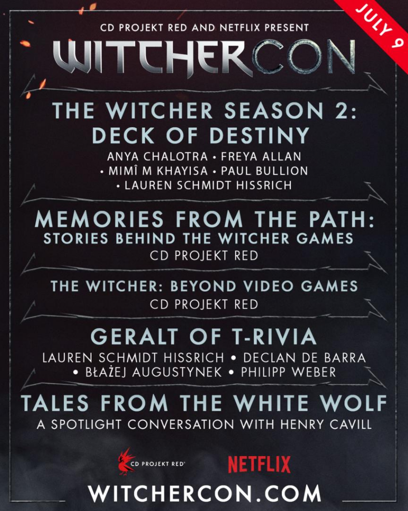 WitcherCon? Full schedule revealed