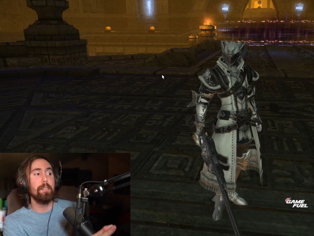 asmongold twitch final fantasy character looks like white power ranger