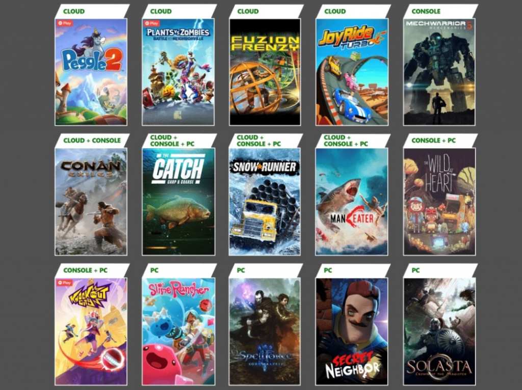 Xbox Game pass mid-may update knockout city wild at heart free games