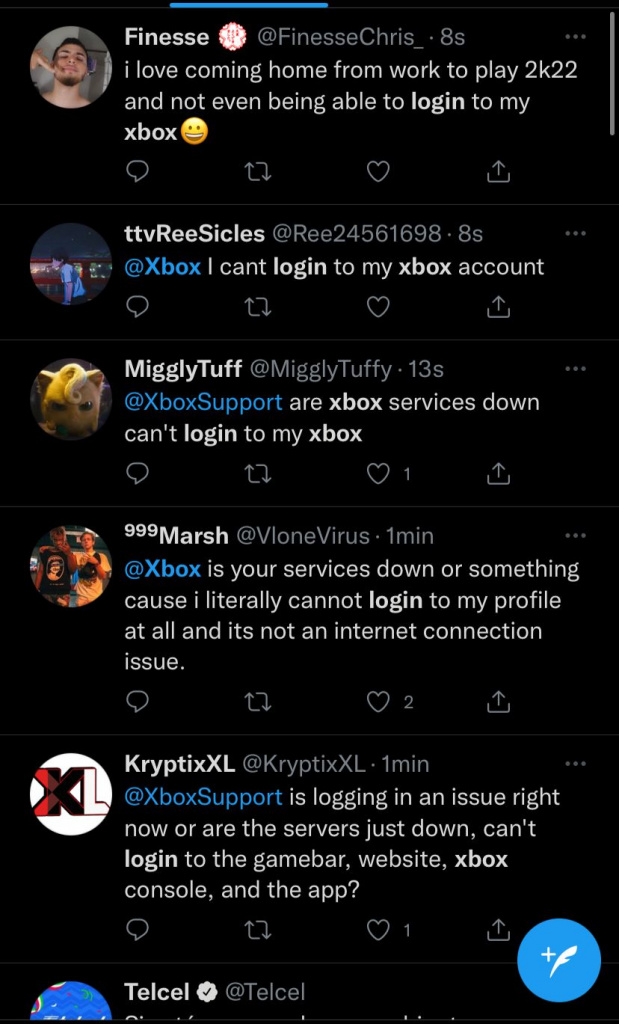 Xbox Servers Down Twitter