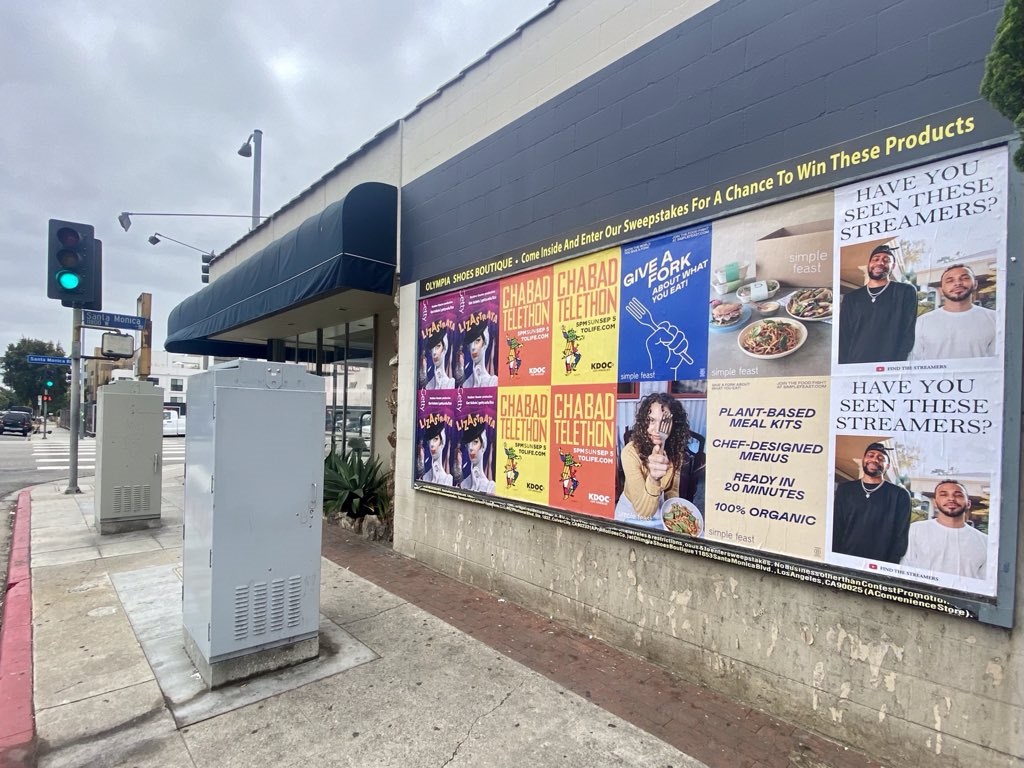 TSM Daequan and Hamlinz posters spotted at different part of town in LA
