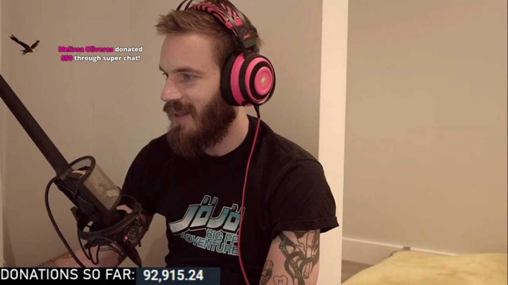 YouTuber, PewDiePie consistently supports various charities