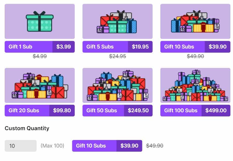 Twitch Subscription Gifting