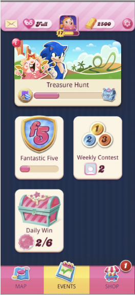 candy crush saga sonic event