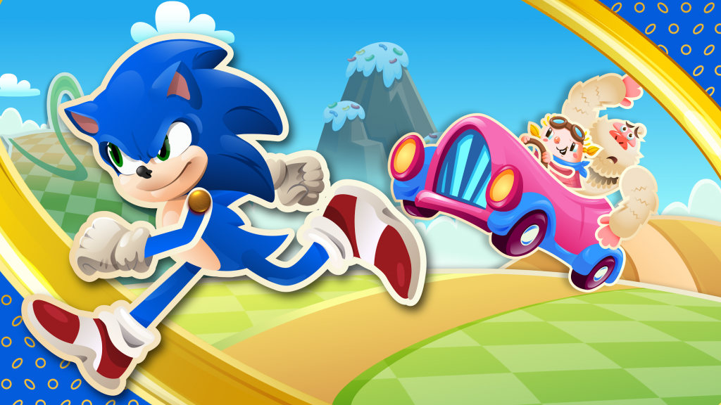 candy crush saga sonic event