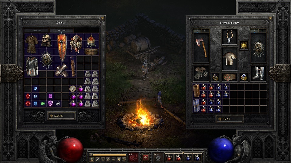 Diablo 2 resurrected loot system personal feature universal