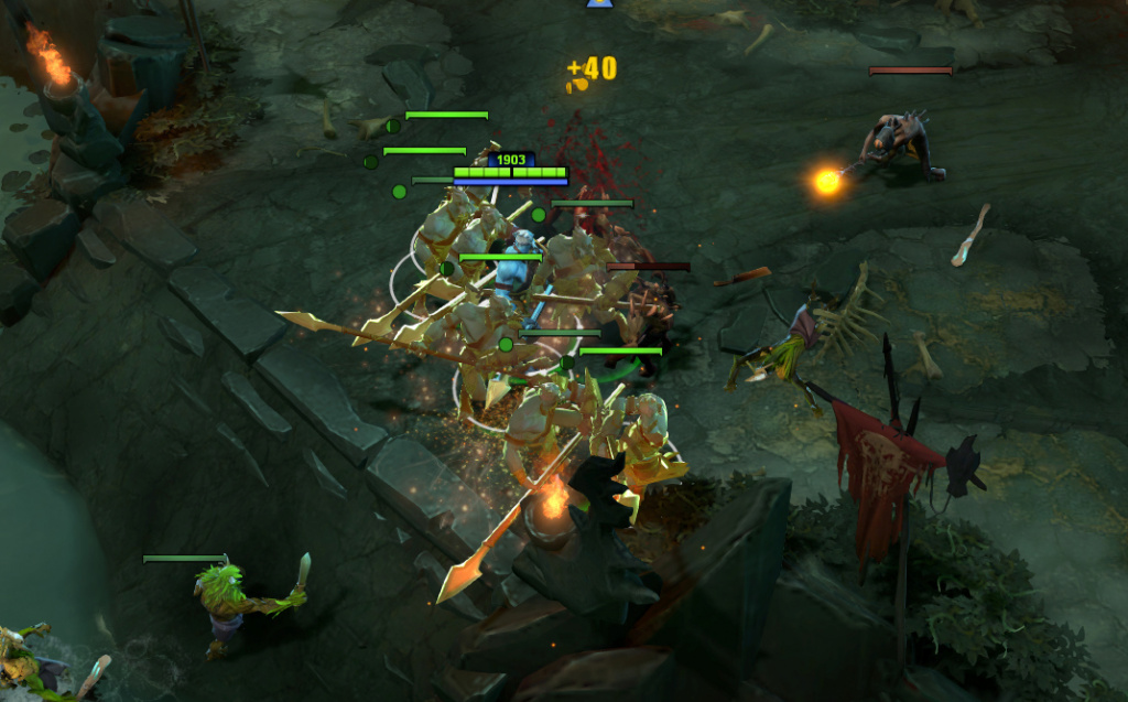 Controller Support works with micro heroes like Phantom Lancer. (Picture: Dota 2)