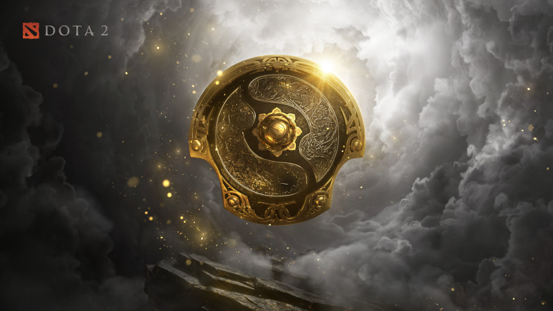 The International 10 trophy