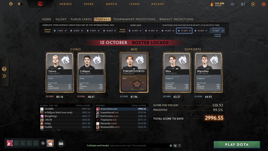 how does dpc fantasy league work dota 2